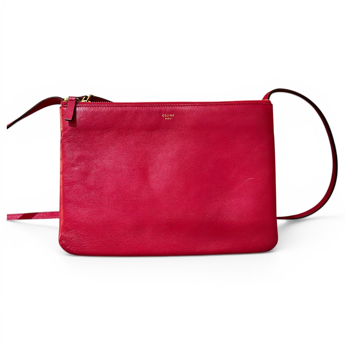 Trio leather crossbody bag