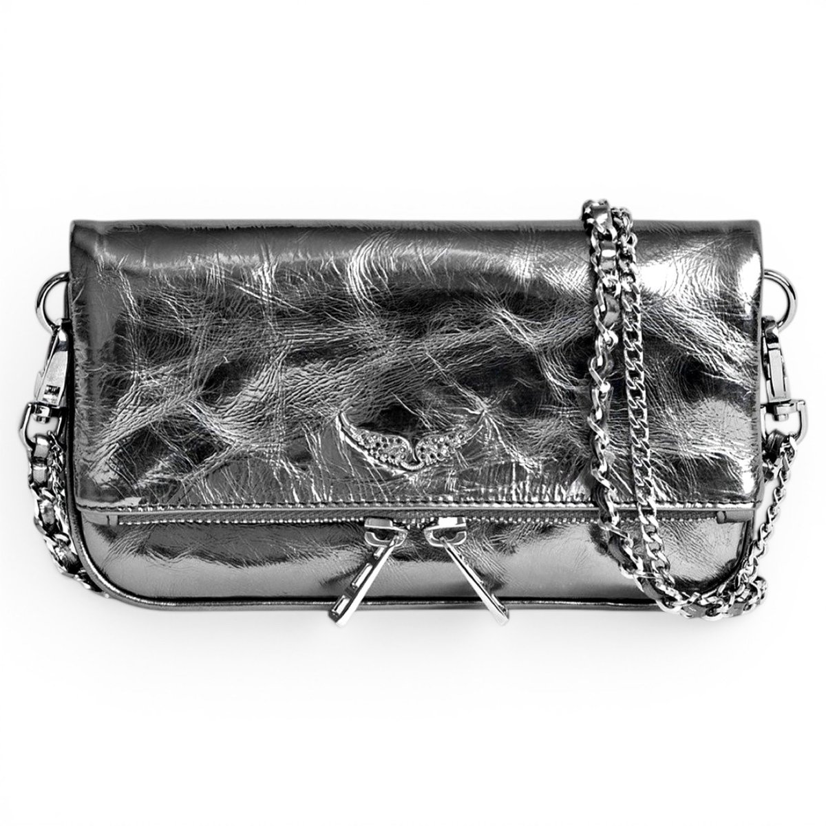 Rock leather crossbody bag