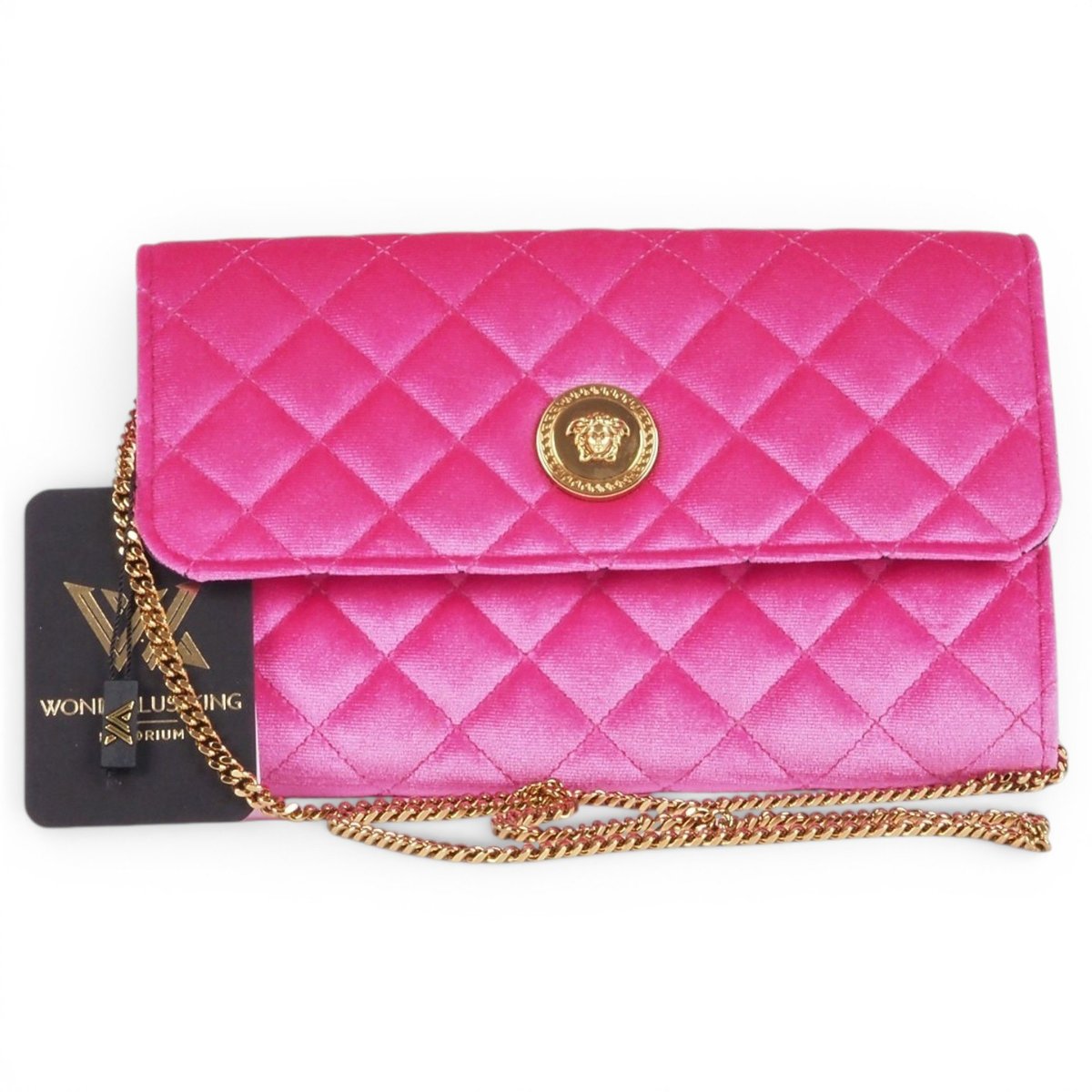 La Medusa velvet handbag