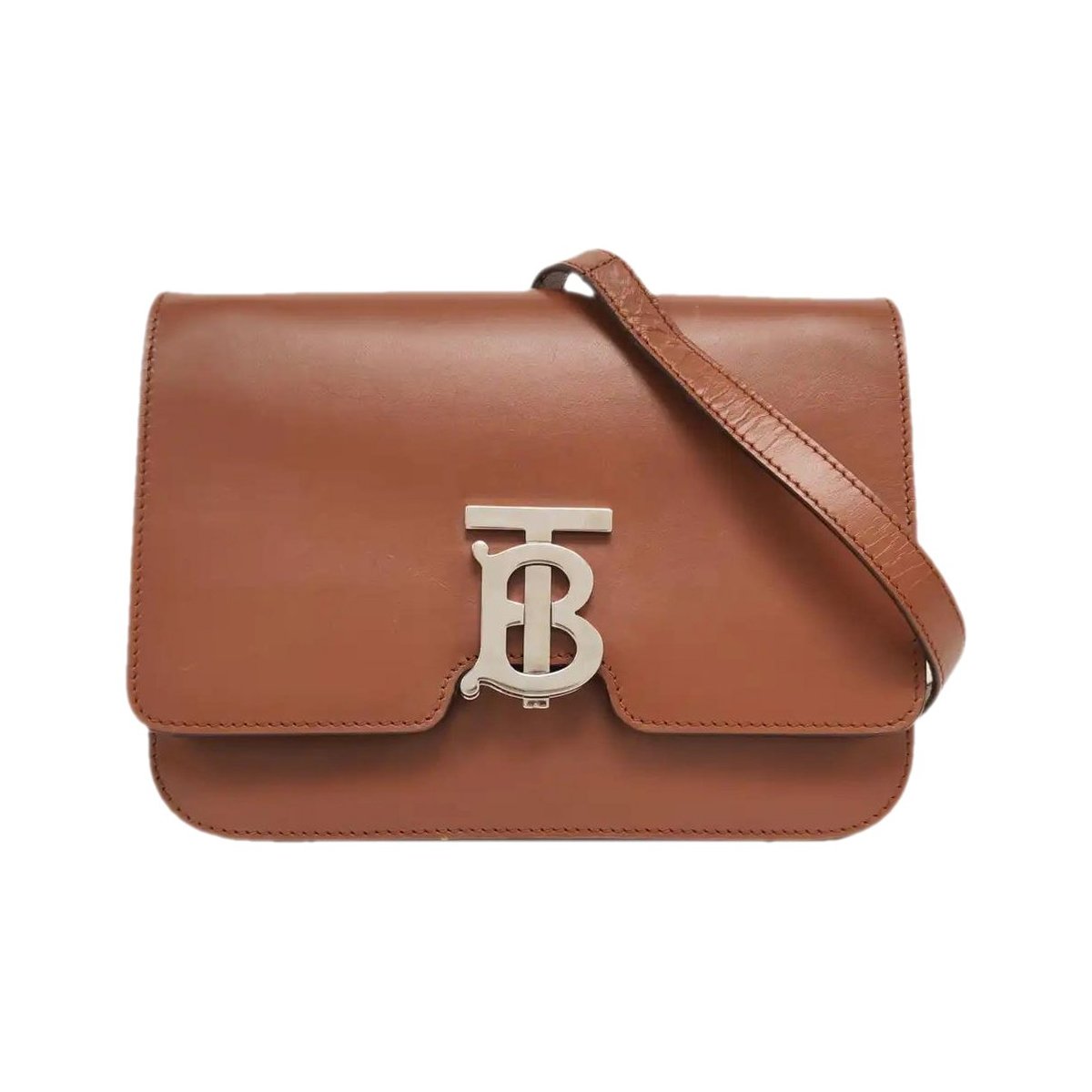 TB leather handbag