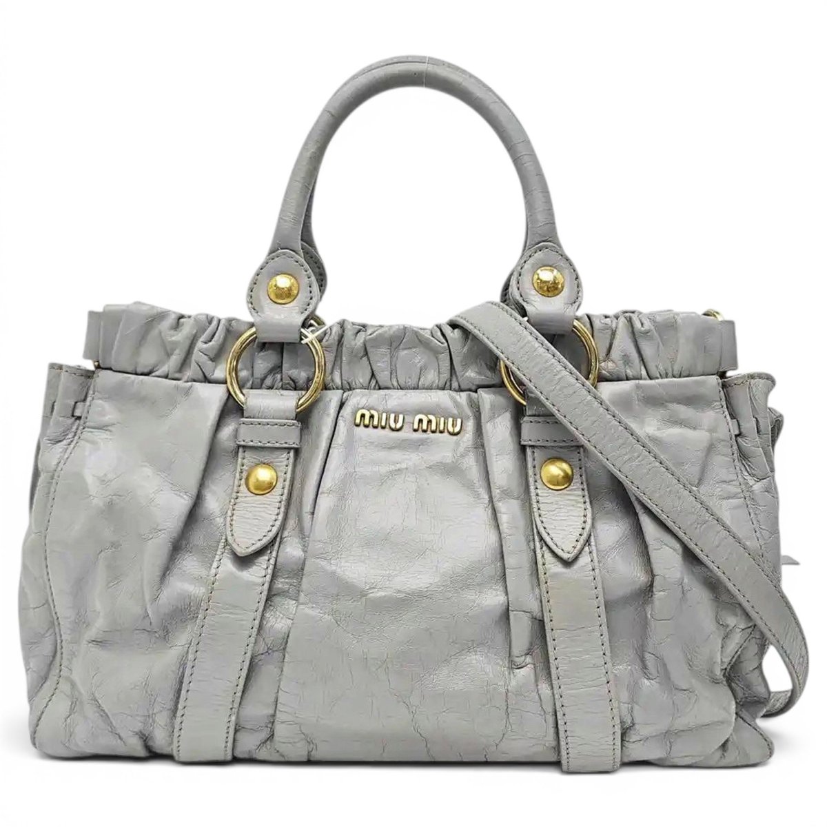 Bow bag leather handbag