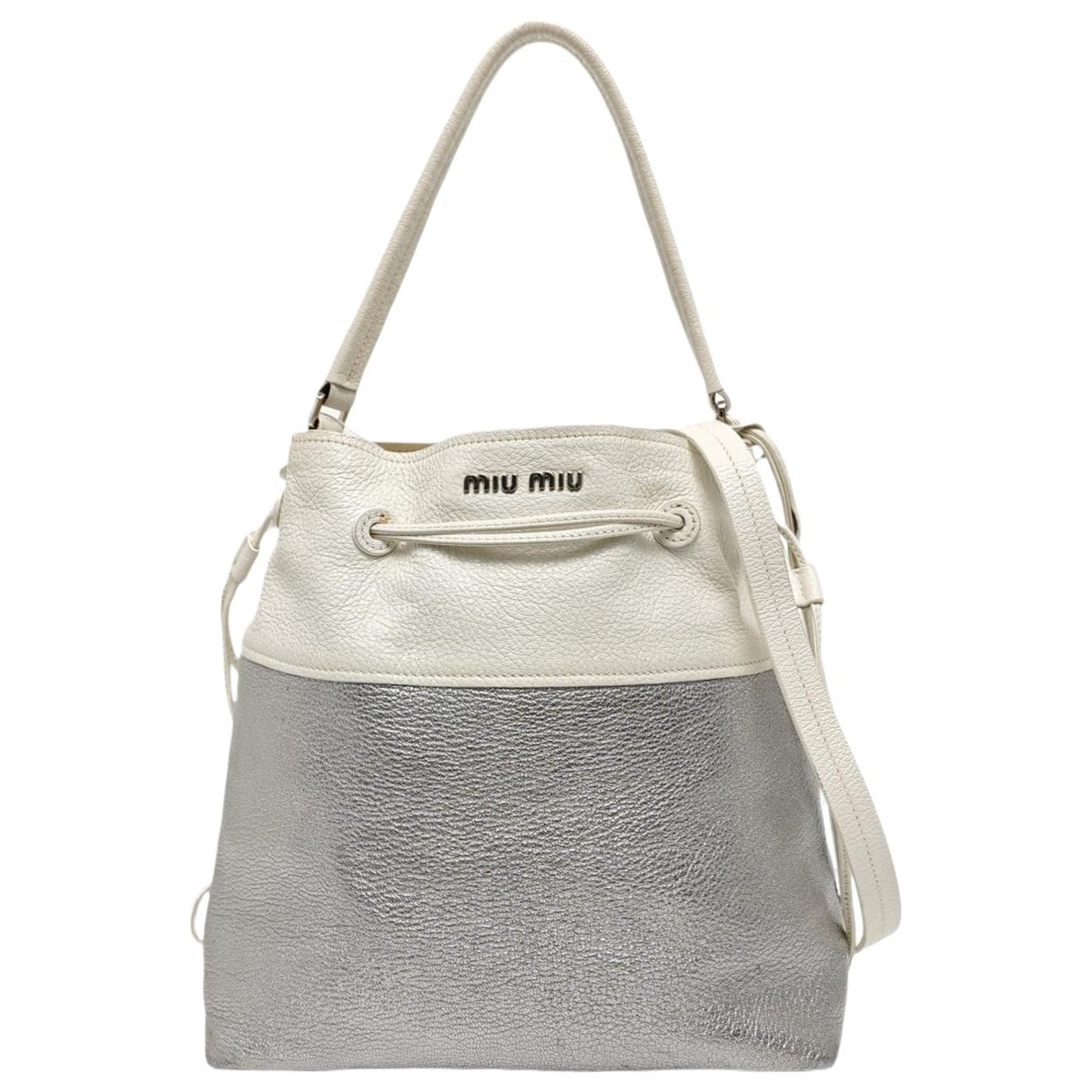Madras leather handbag
