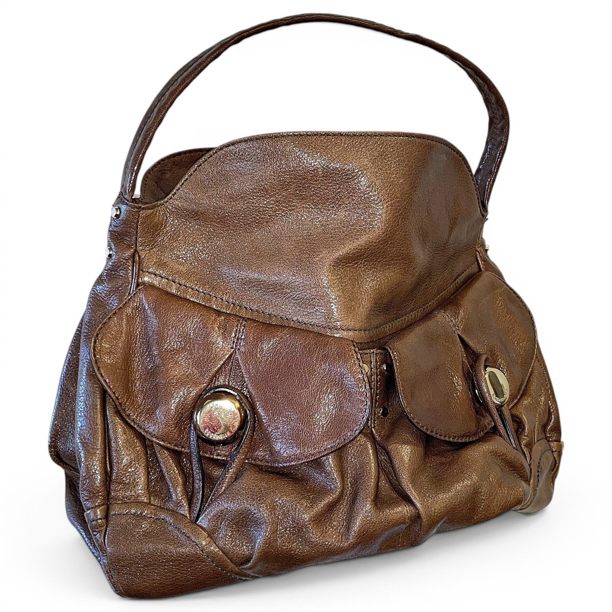Leather tote