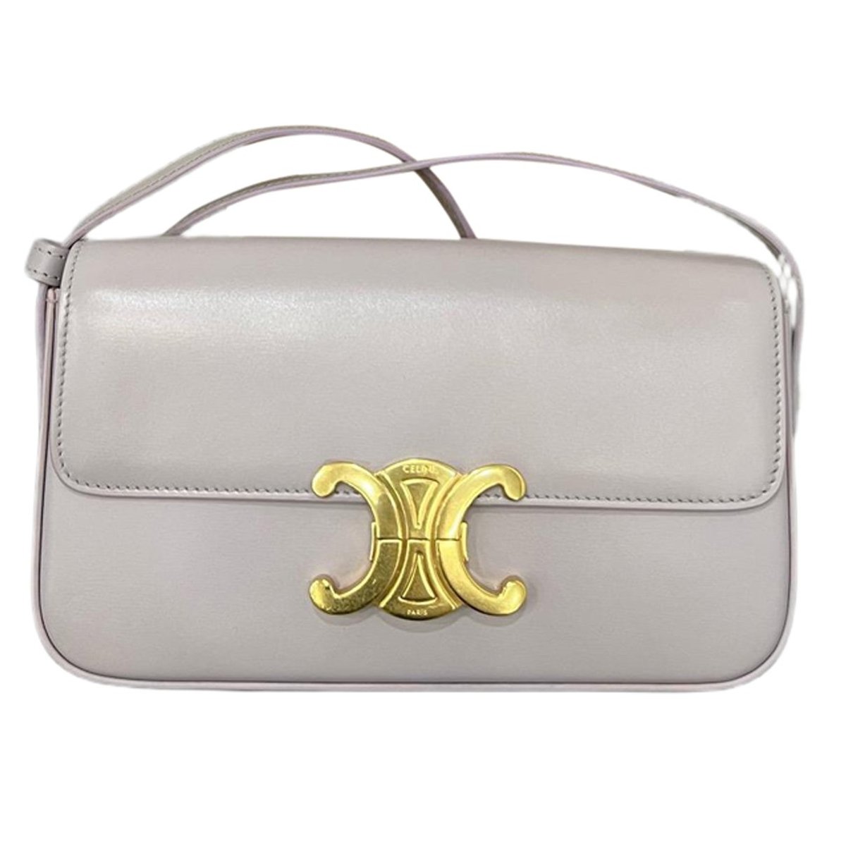 Triomphe Long leather handbag