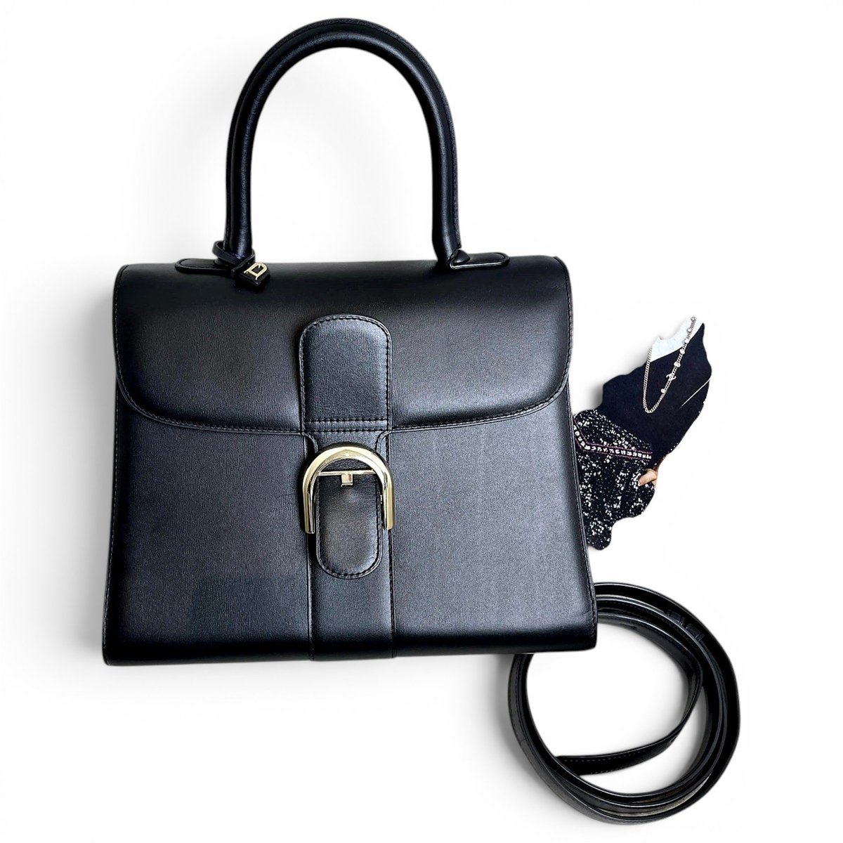 Brillant leather handbag