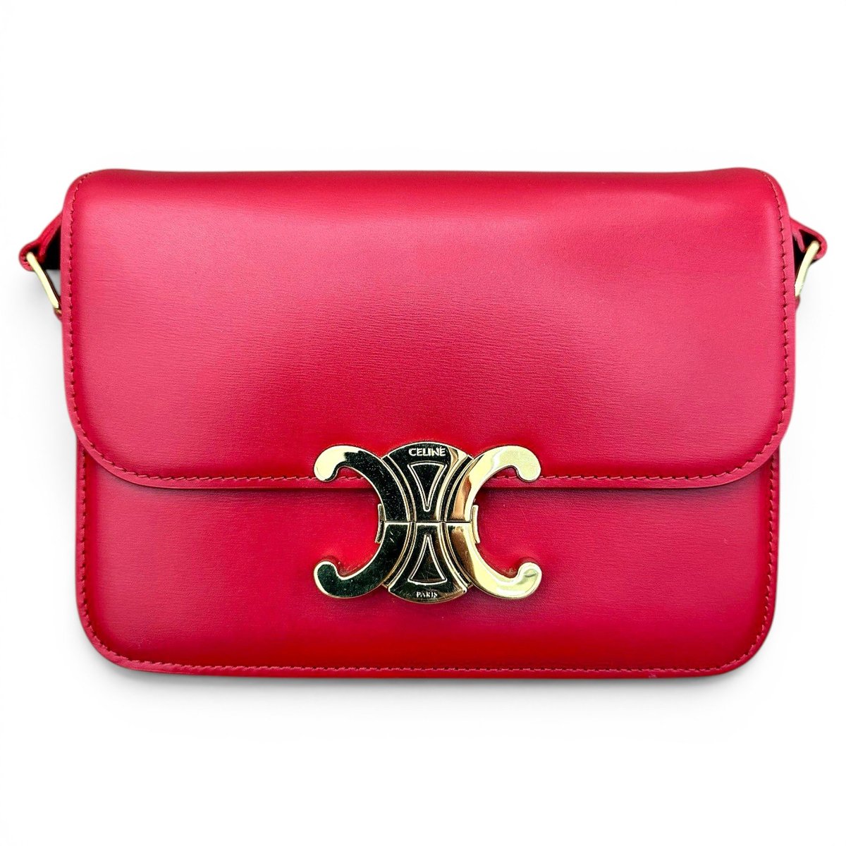 Triomphe leather handbag