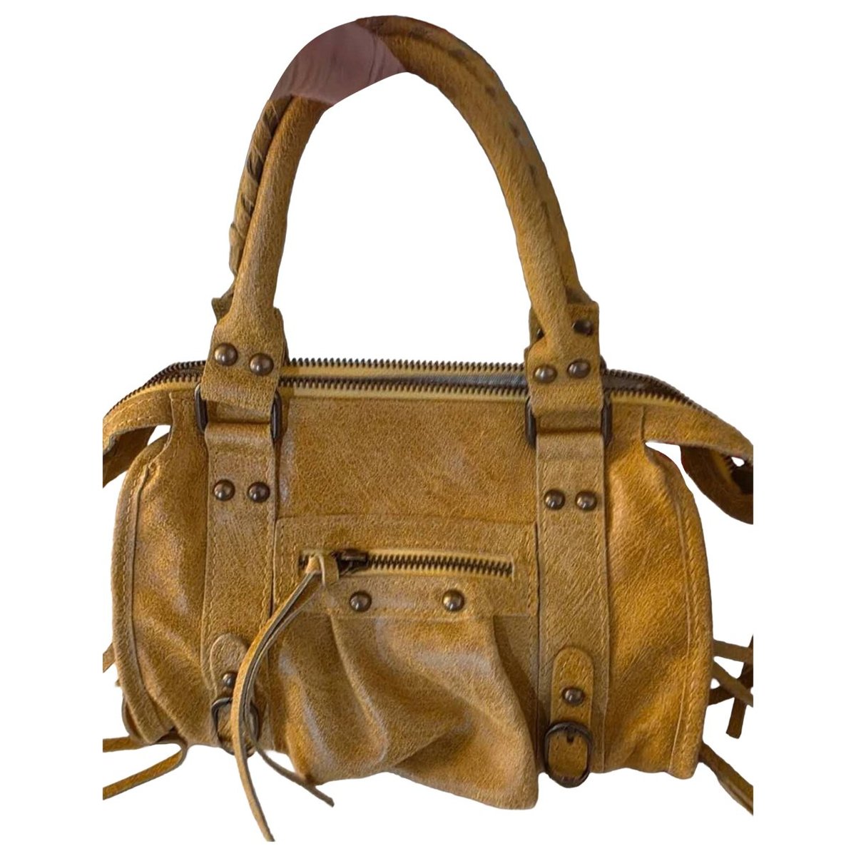 Leather handbag