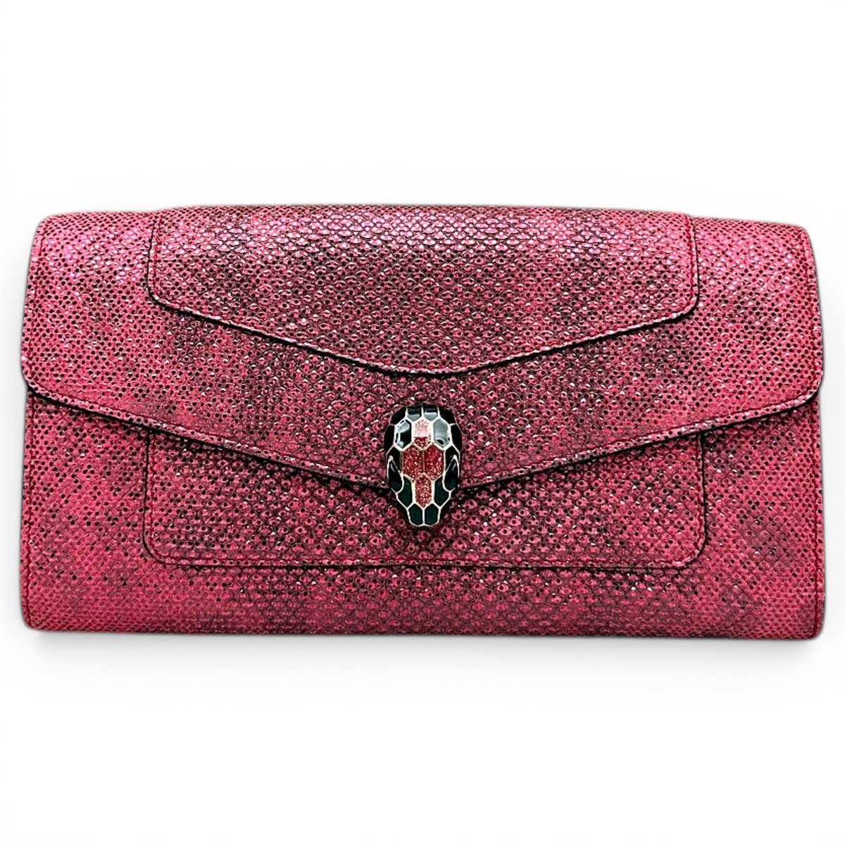 Serpenti leather handbag