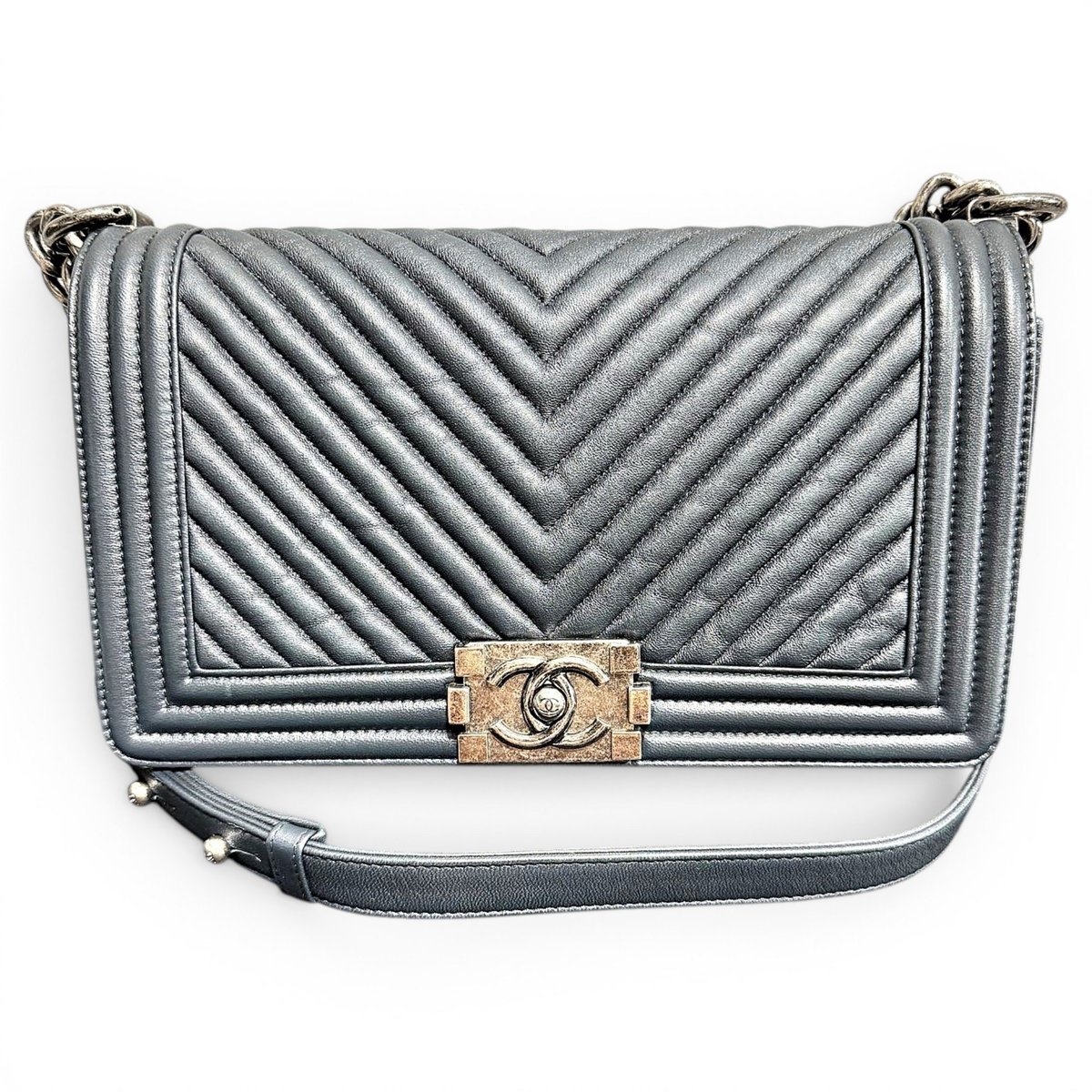 Boy leather crossbody bag
