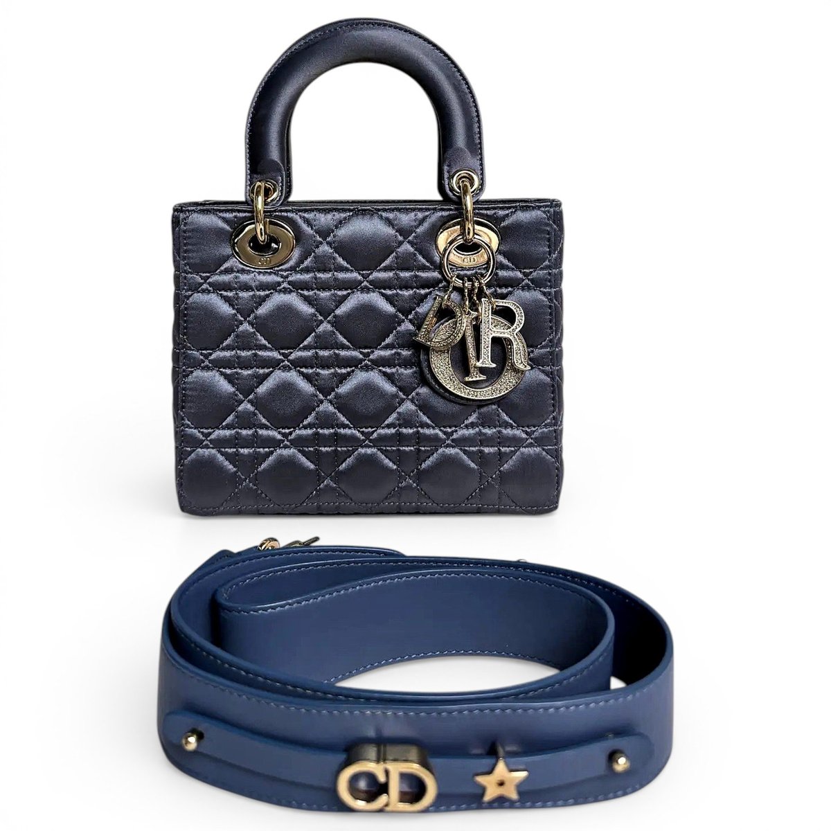 My Lady Dior silk crossbody bag