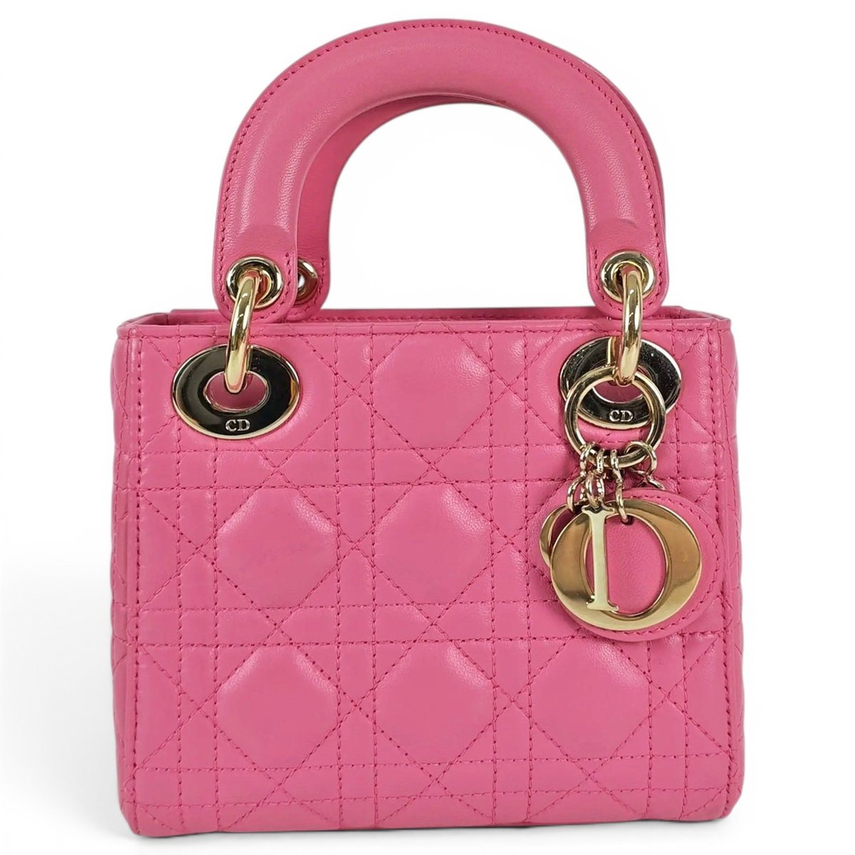 Lady Dior leather handbag