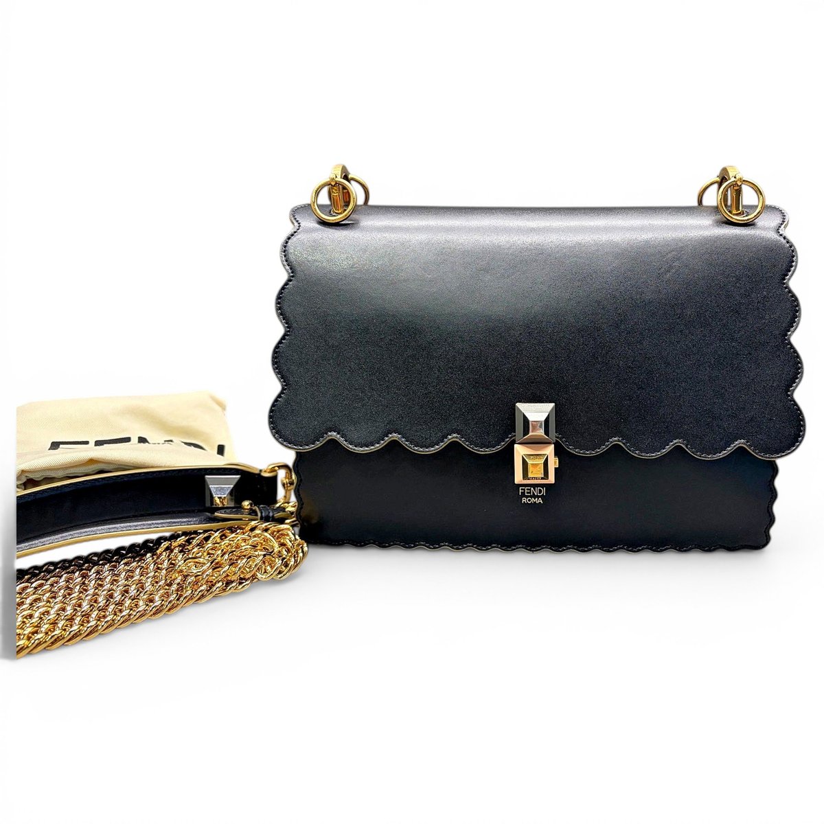 Kan I leather handbag