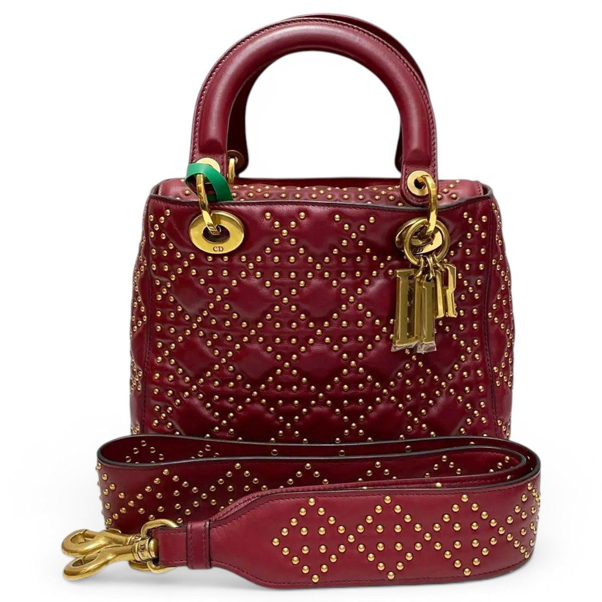 Lady Dior leather crossbody bag