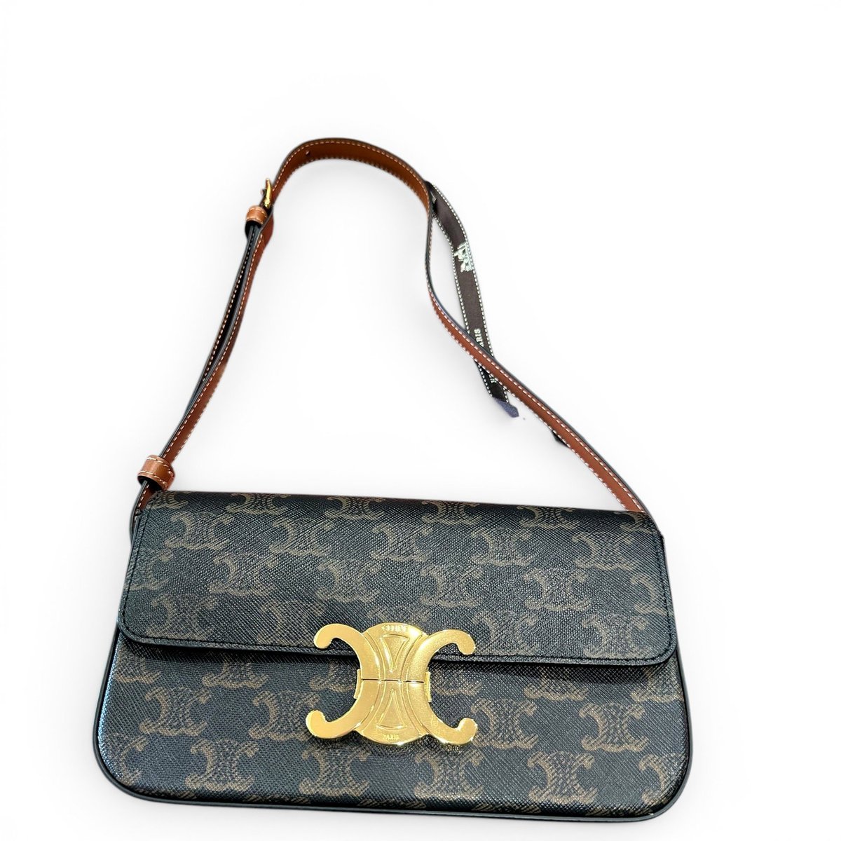 Triomphe Long leather handbag