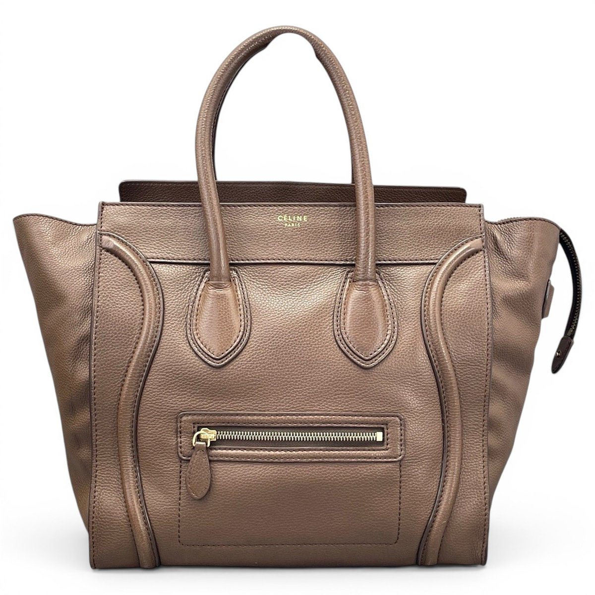 Nano Luggage leather handbag