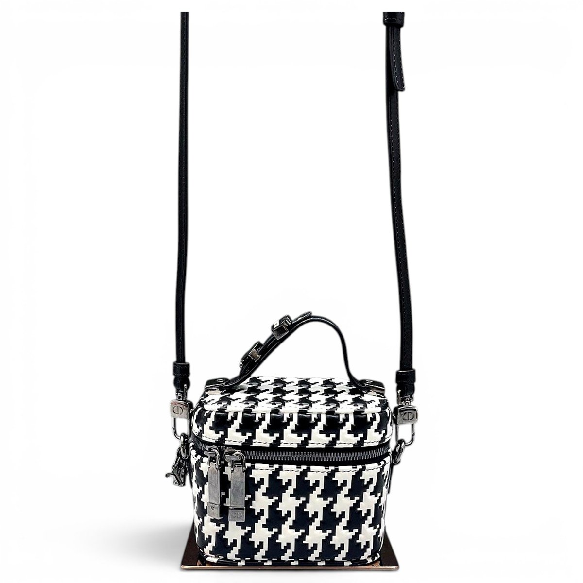 Vanity lady dior leather handbag