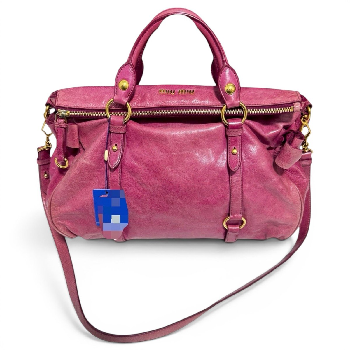 Bow bag leather handbag