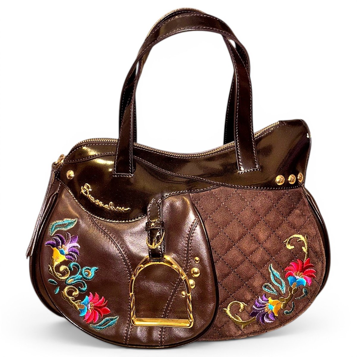 Leather handbag