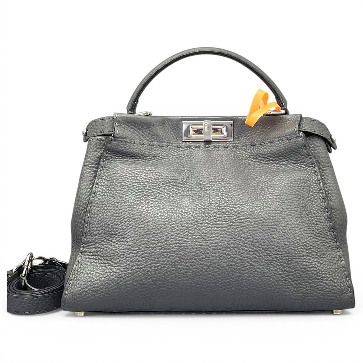 Peekaboo leather crossbody bag