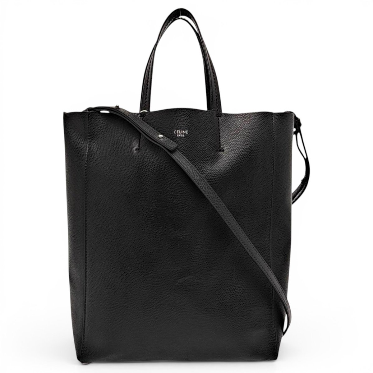 Cabas leather tote