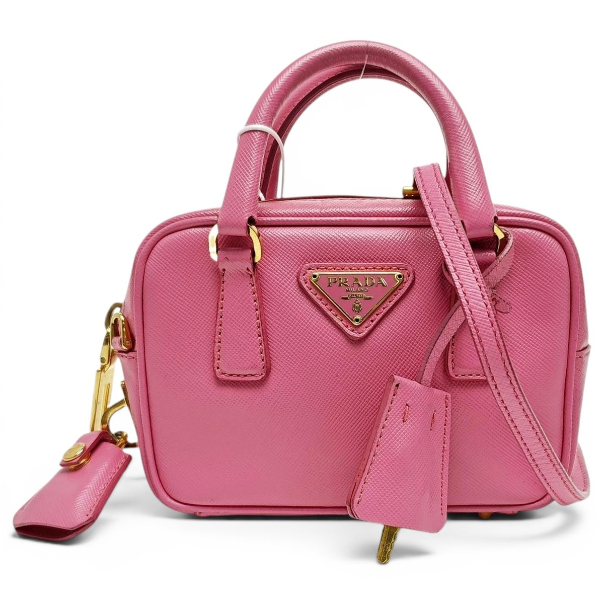 Diagramme leather crossbody bag