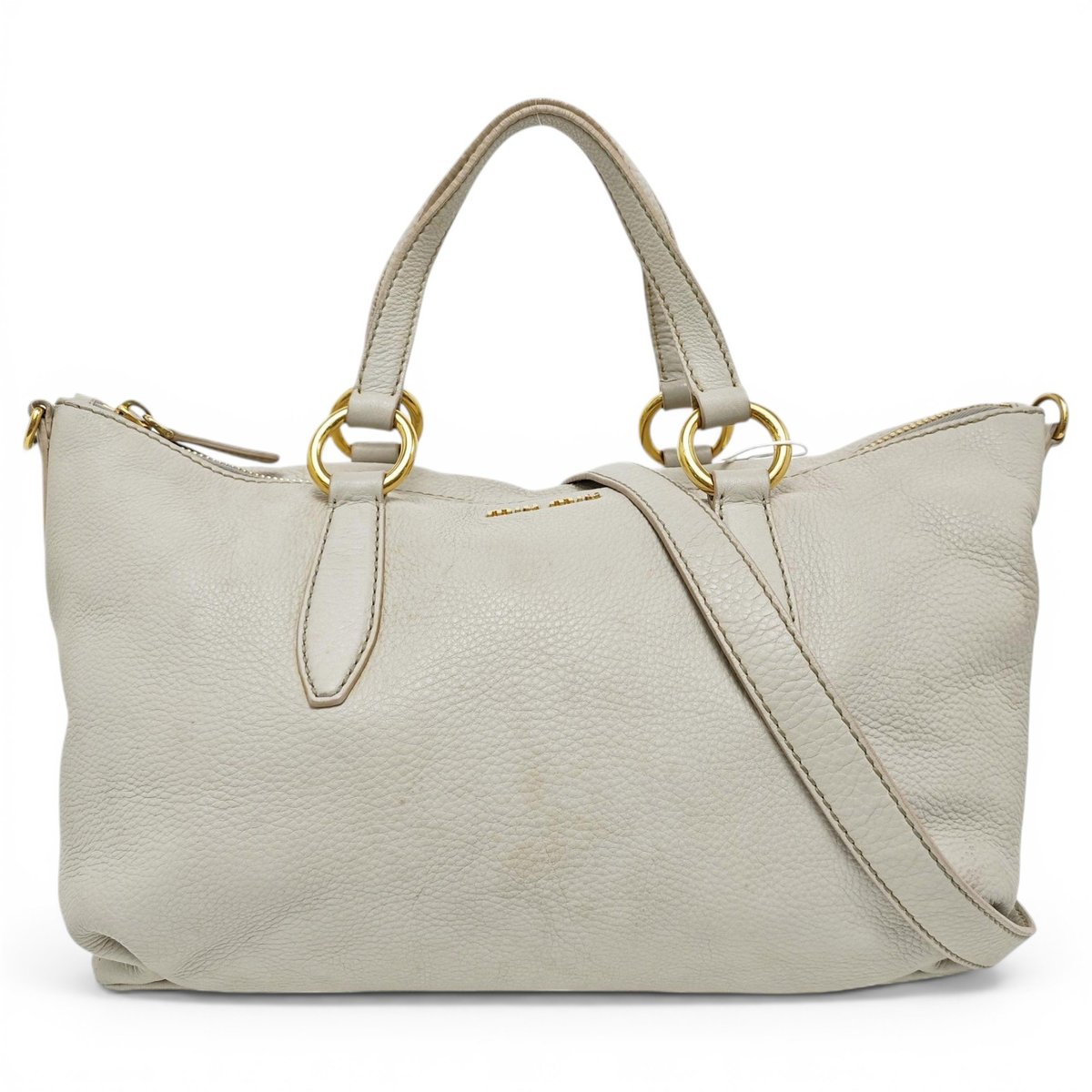 Madras leather crossbody bag