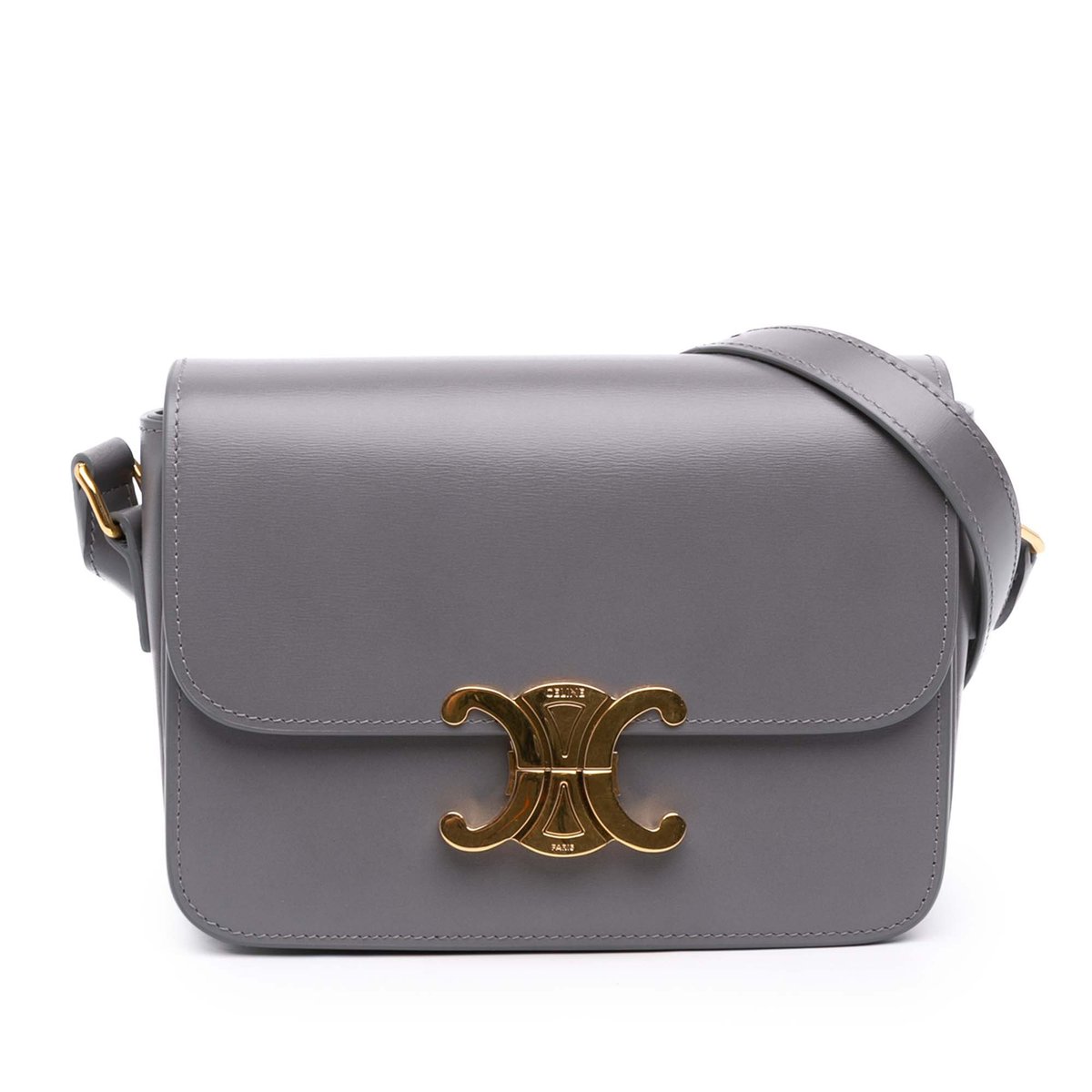 Triomphe leather handbag