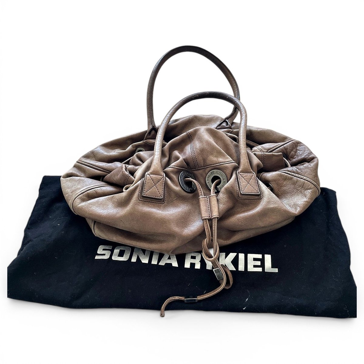 Leather handbag