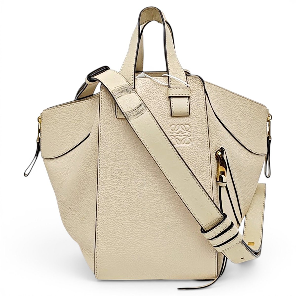 Hammock leather crossbody bag