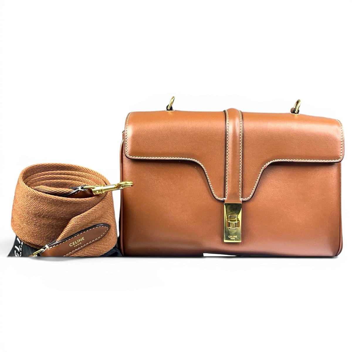 Sac 16 leather handbag