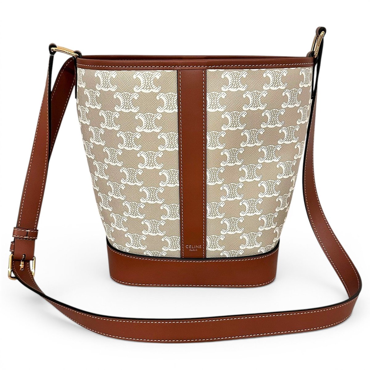 SAC SEAU leather crossbody bag