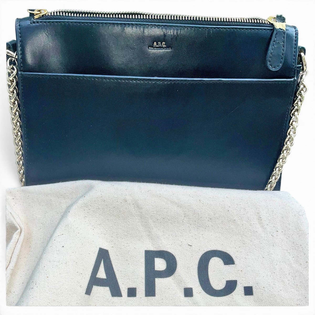 Leather crossbody bag
