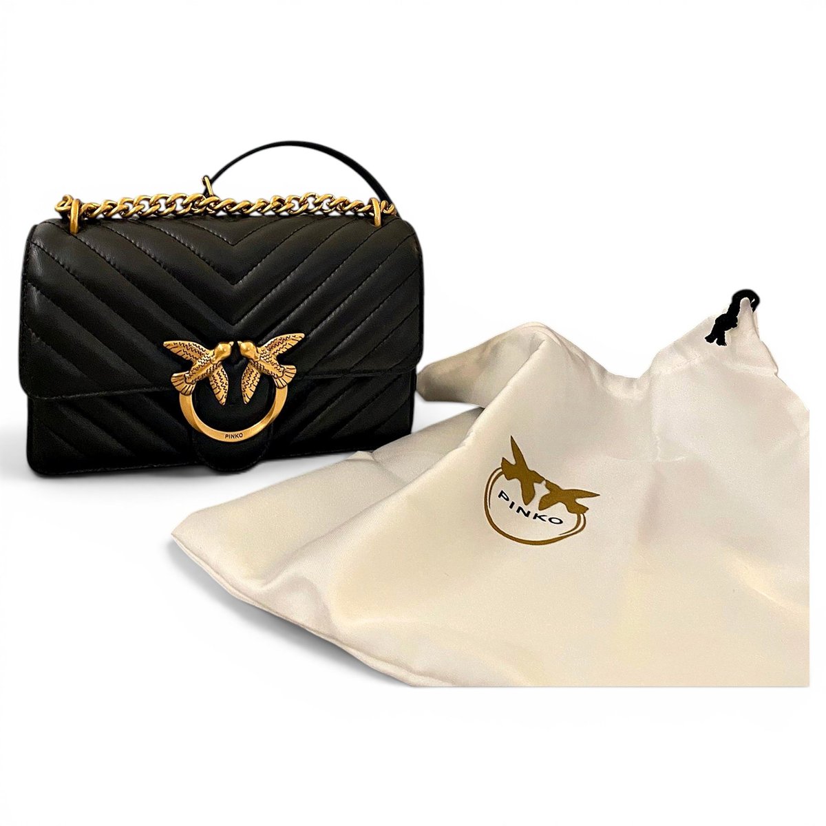 Love Bag leather clutch bag