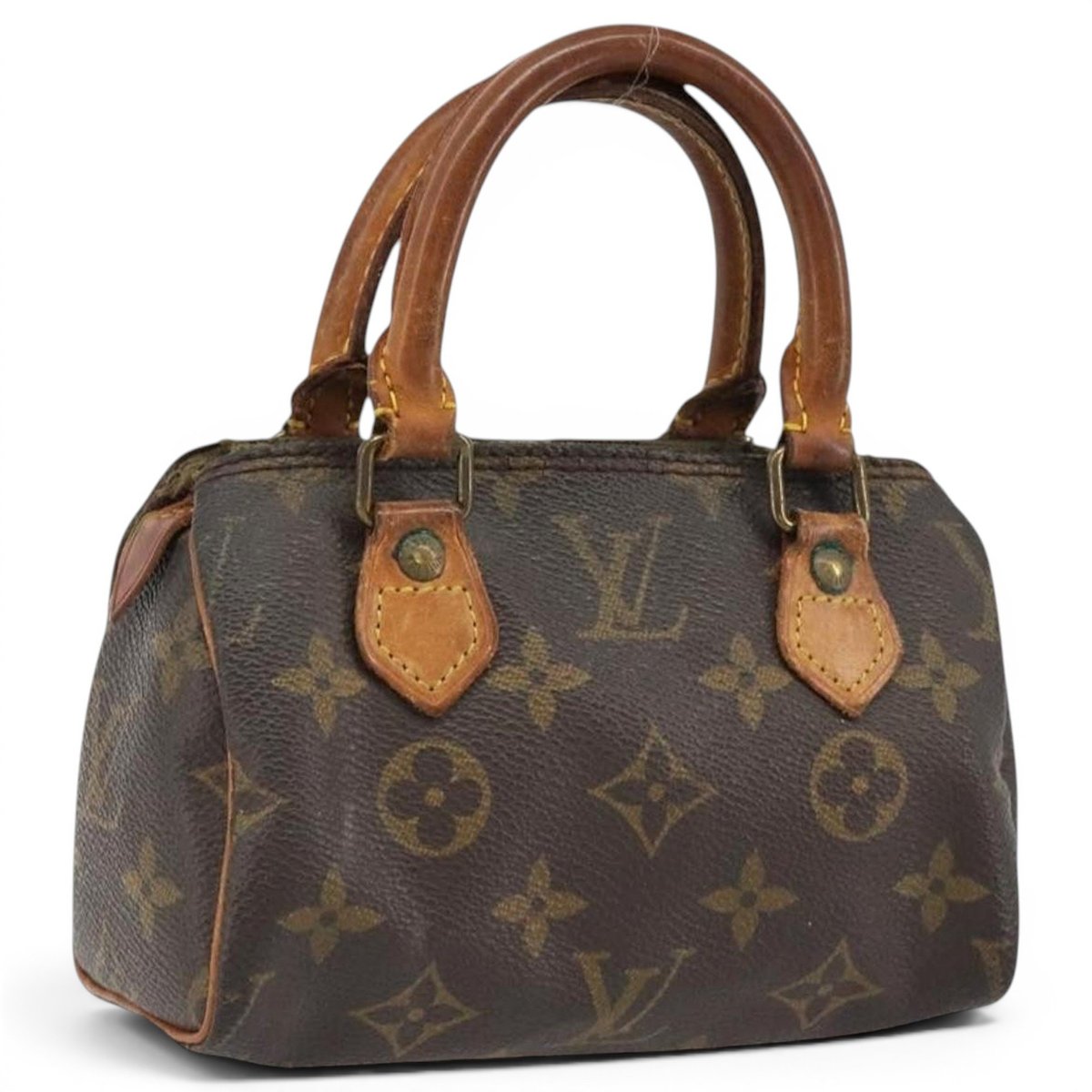 Nano Speedy / Mini HL leather handbag