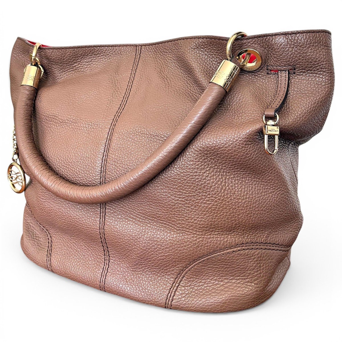 French Flair leather tote