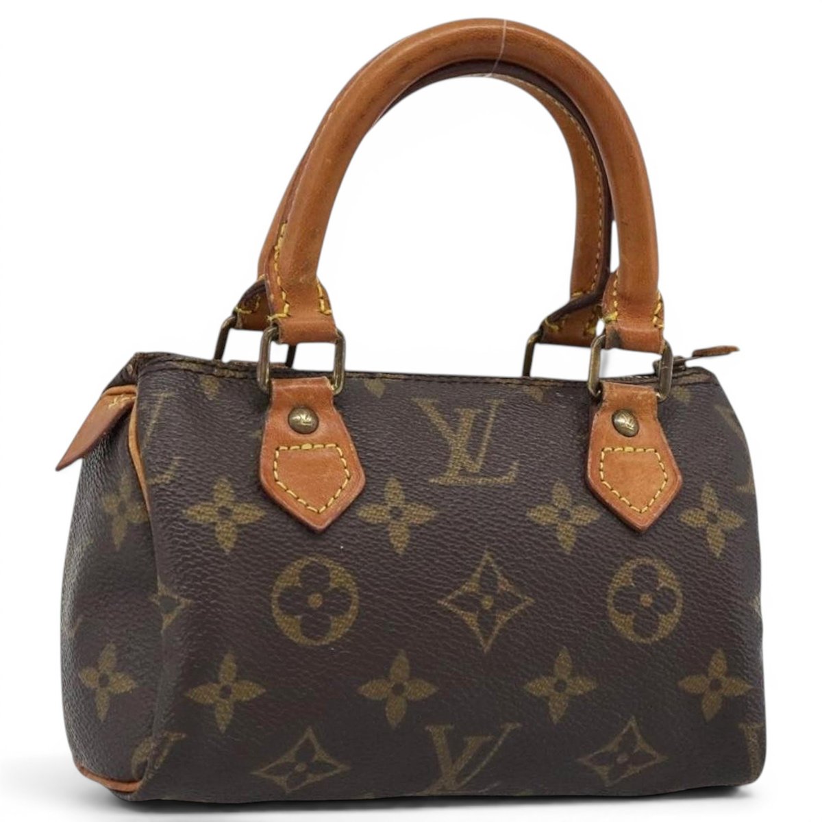 Nano Speedy / Mini HL leather handbag