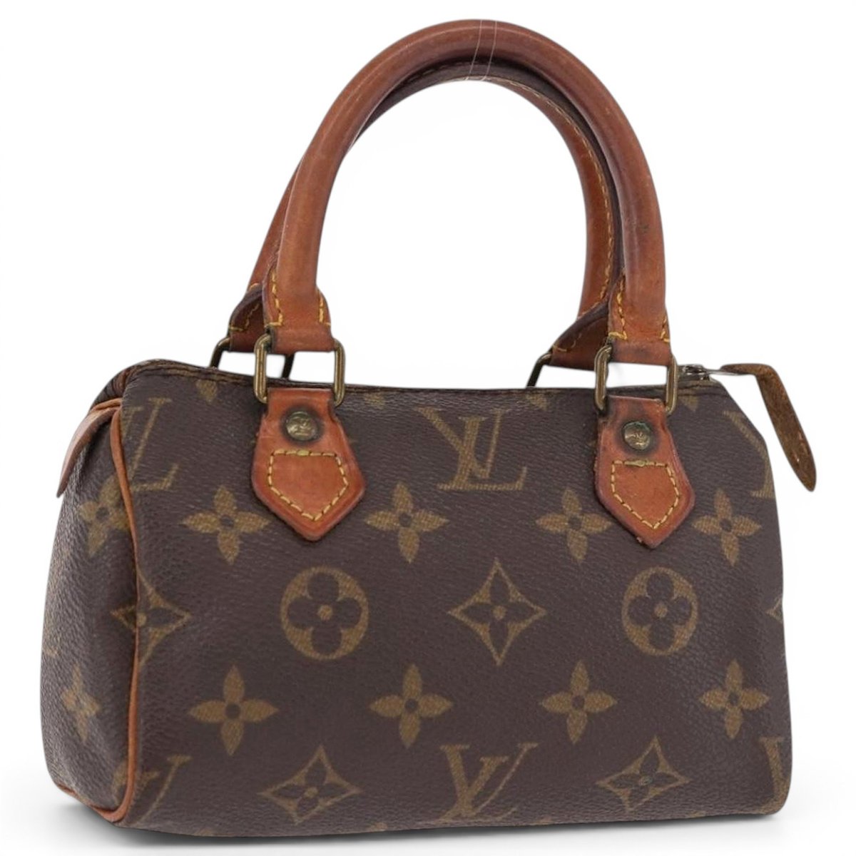 Nano Speedy / Mini HL leather handbag