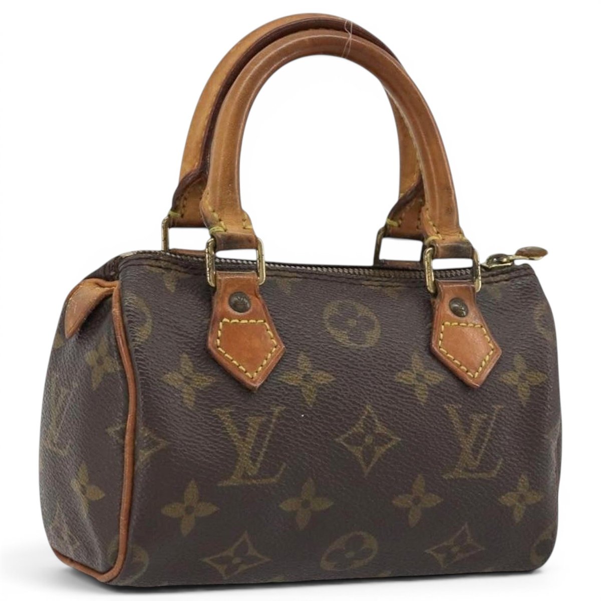 Nano Speedy / Mini HL leather handbag