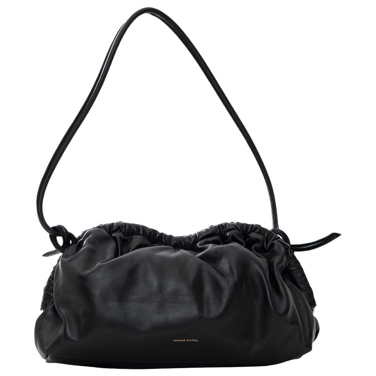 Leather clutch bag