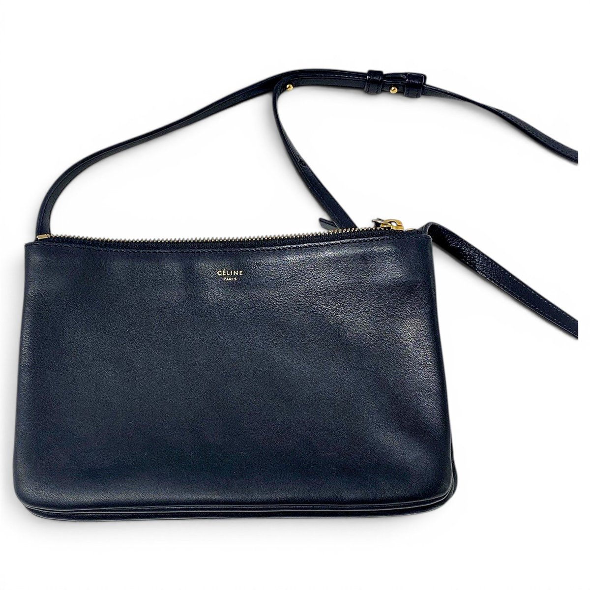 Trio leather crossbody bag