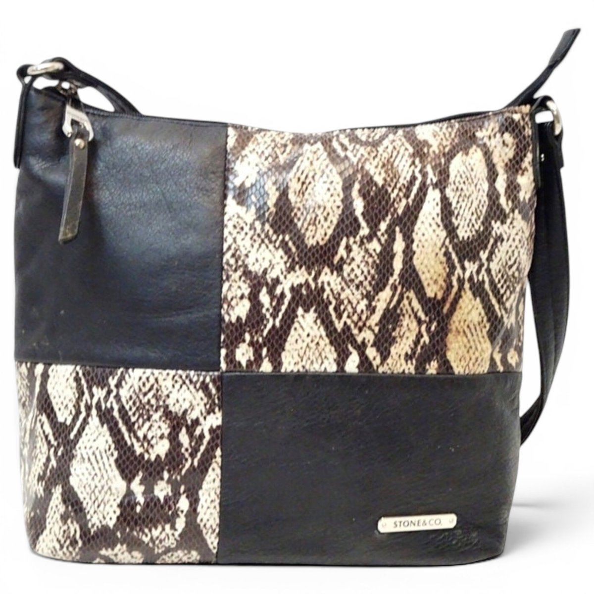 Leather handbag