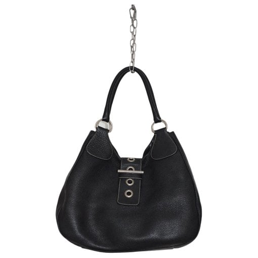 Moon leather handbag