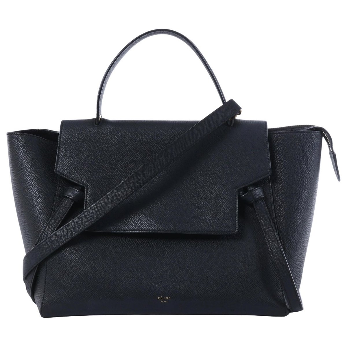 Belt leather handbag