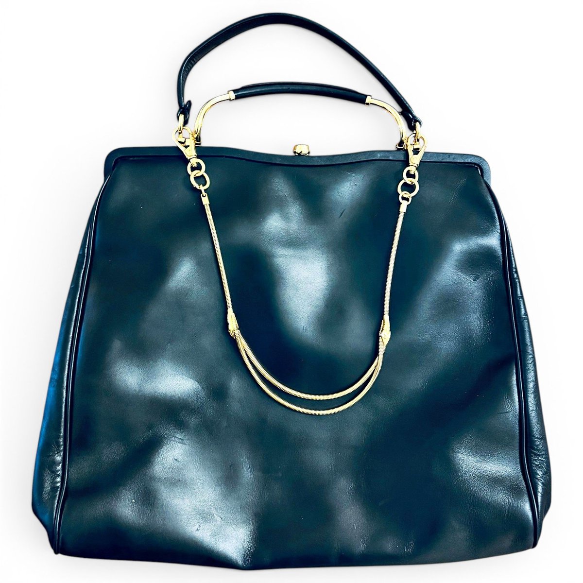 Leather handbag