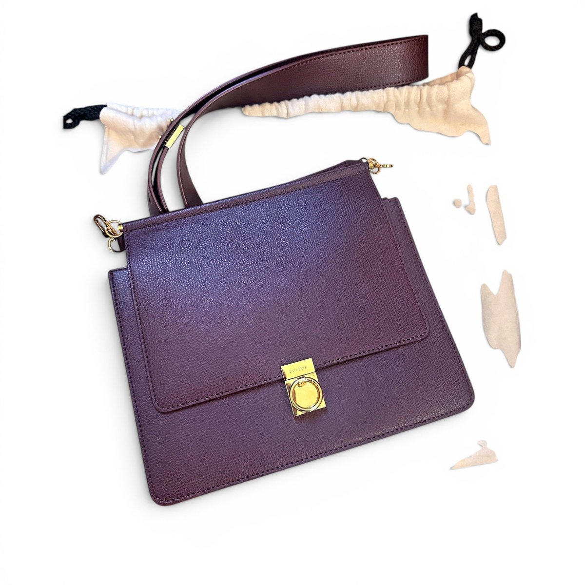 Numéro un leather handbag