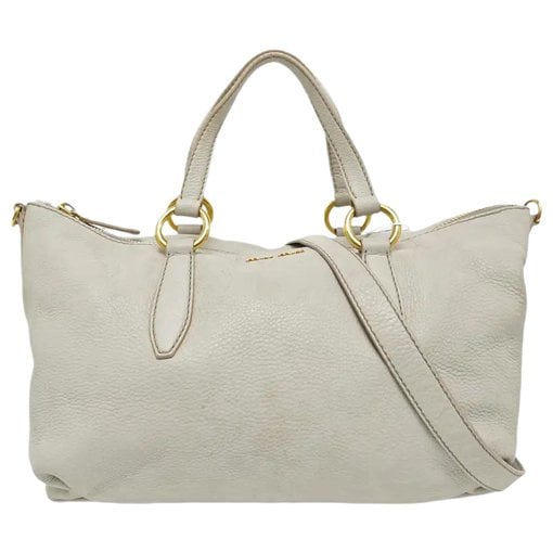 Madras leather handbag