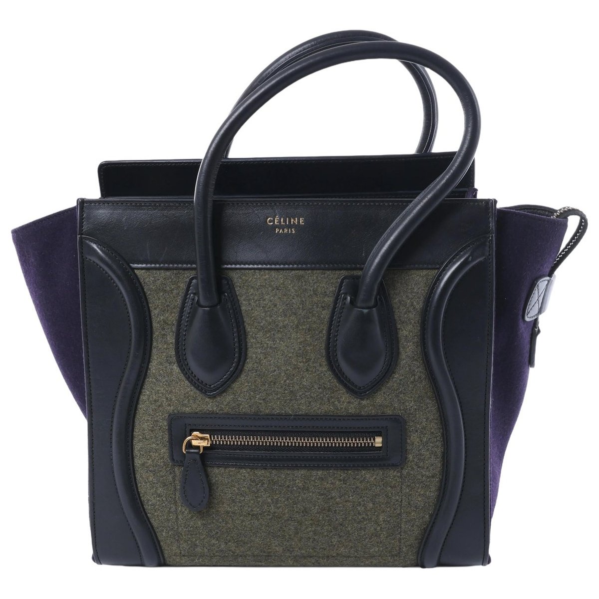 Luggage leather handbag