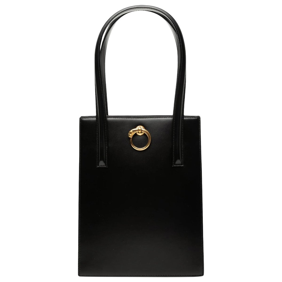 Panthère leather tote
