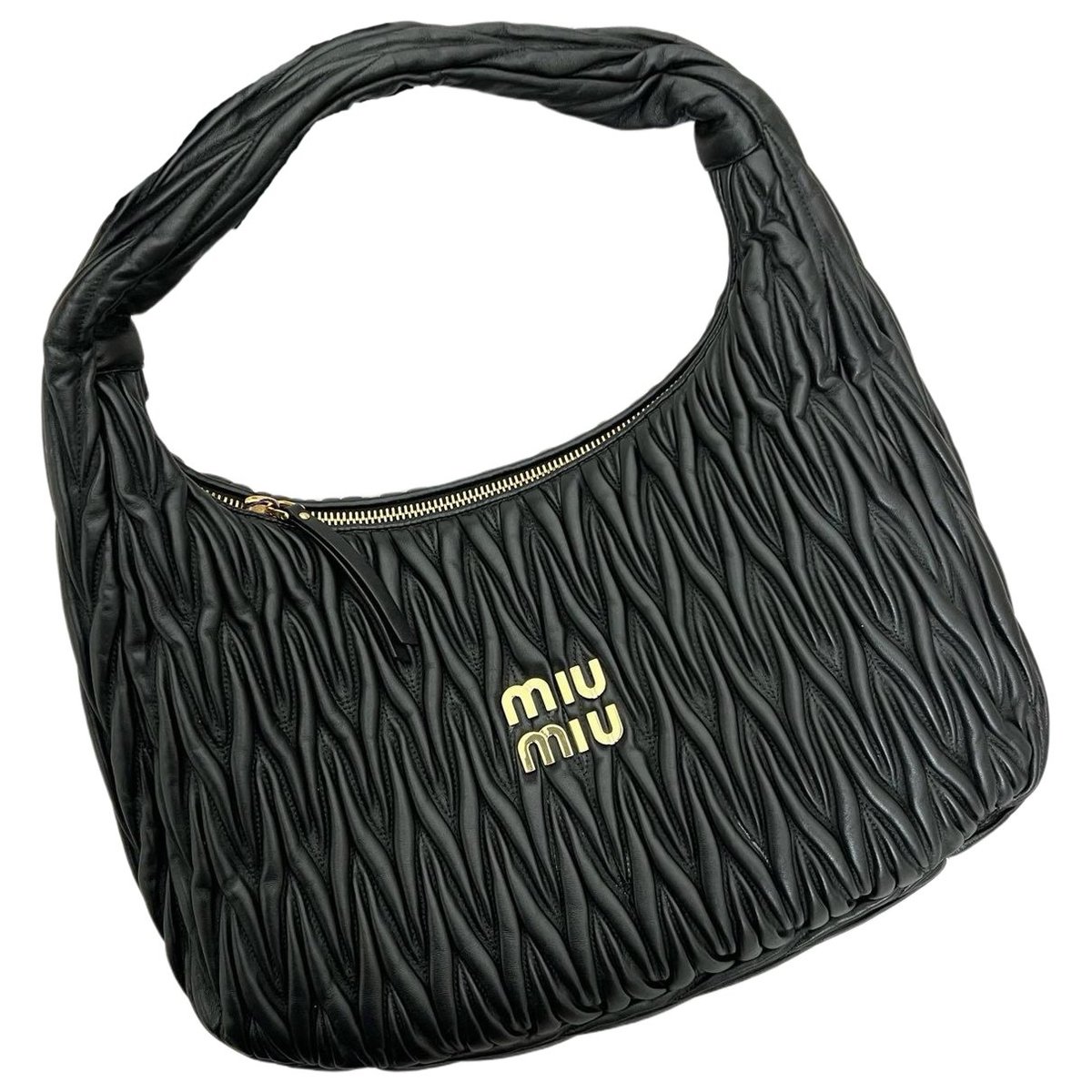 Miu Wander leather handbag