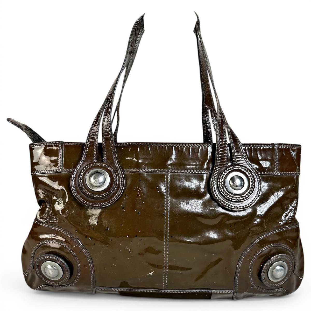 Museo patent leather handbag